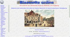 Desktop Screenshot of blasewitz1.de