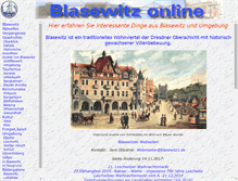 Tablet Screenshot of blasewitz1.de